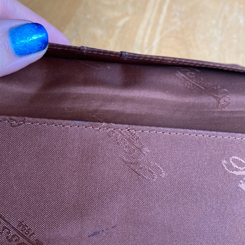 Fossil Leather Extra Part For Wallet Brown Used I… - image 6